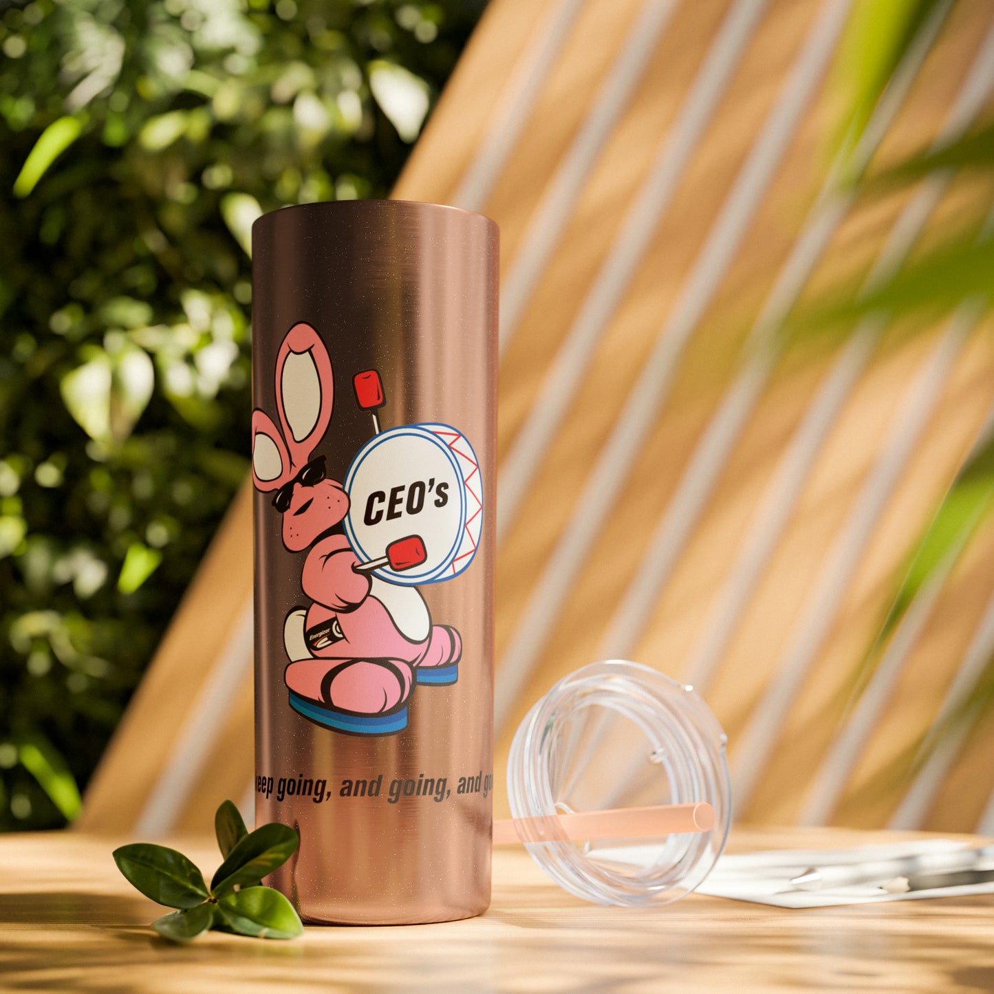 Skinny Tumbler with Straw, 20oz
