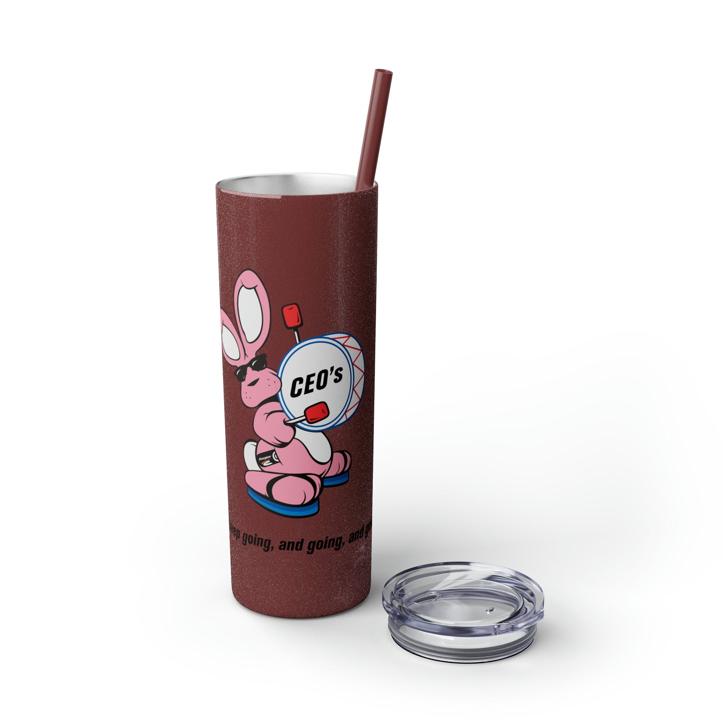 Skinny Tumbler with Straw, 20oz