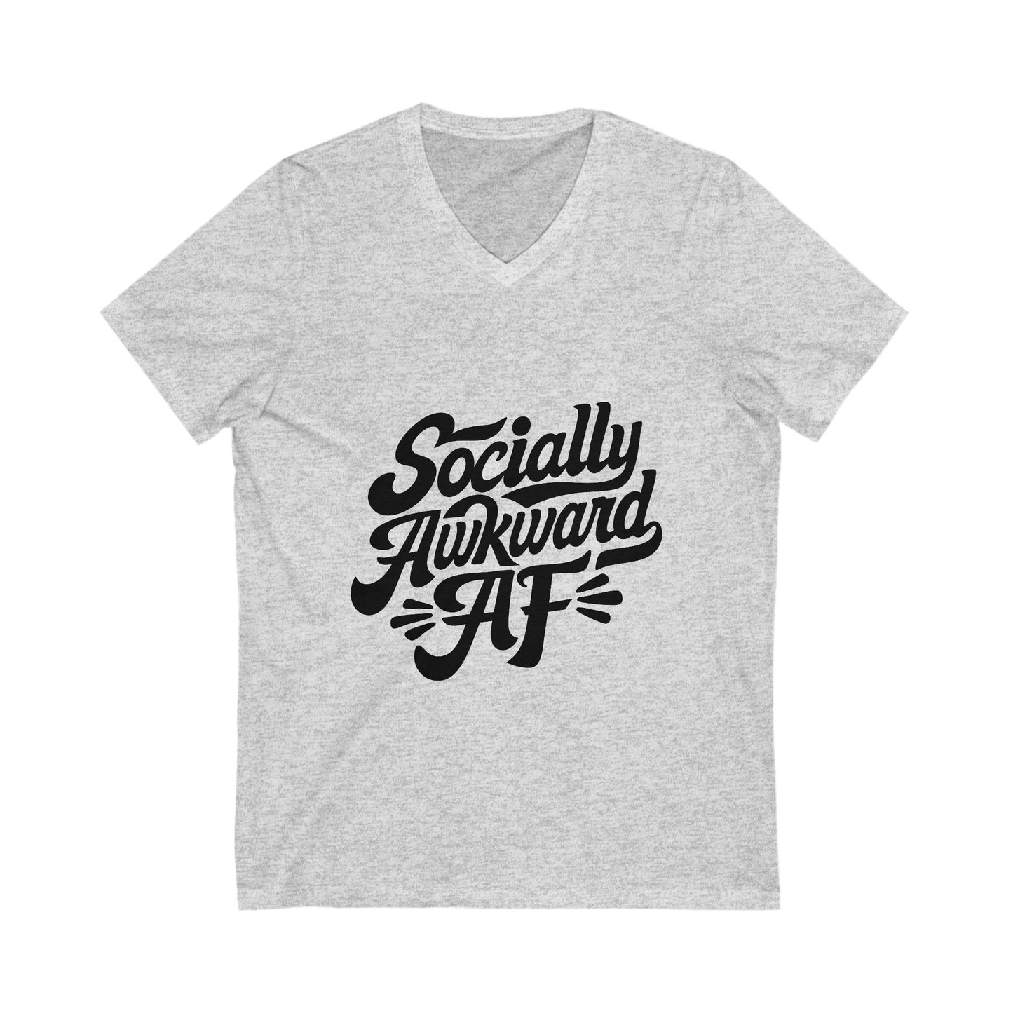 Unisex Jersey Short Sleeve V-Neck Tee