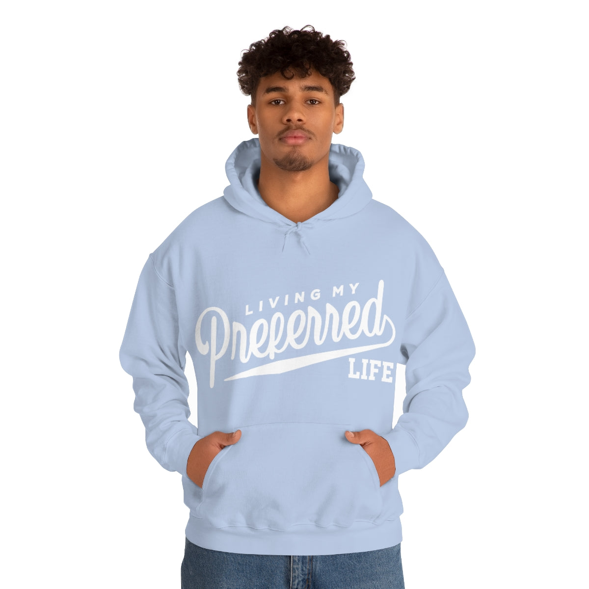 Client's Living My Preferred Life - Unisex Heavy Blend™ Hooded Sweatshirt