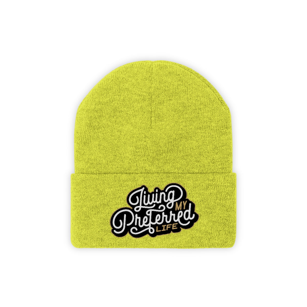Client's Living My Preferred Life - Knit Beanie