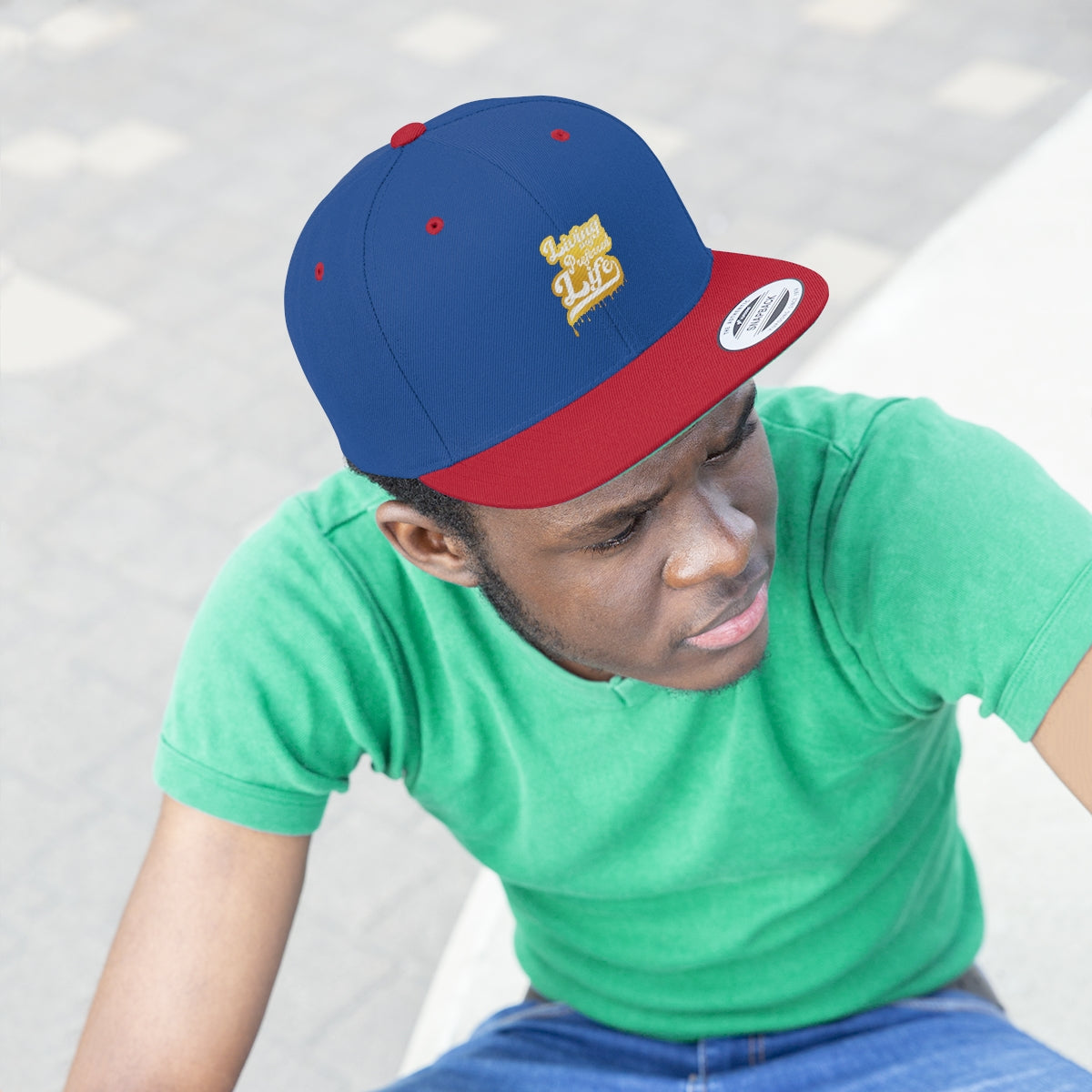 Client's Living My Preferred Life - Unisex Flat Bill Hat