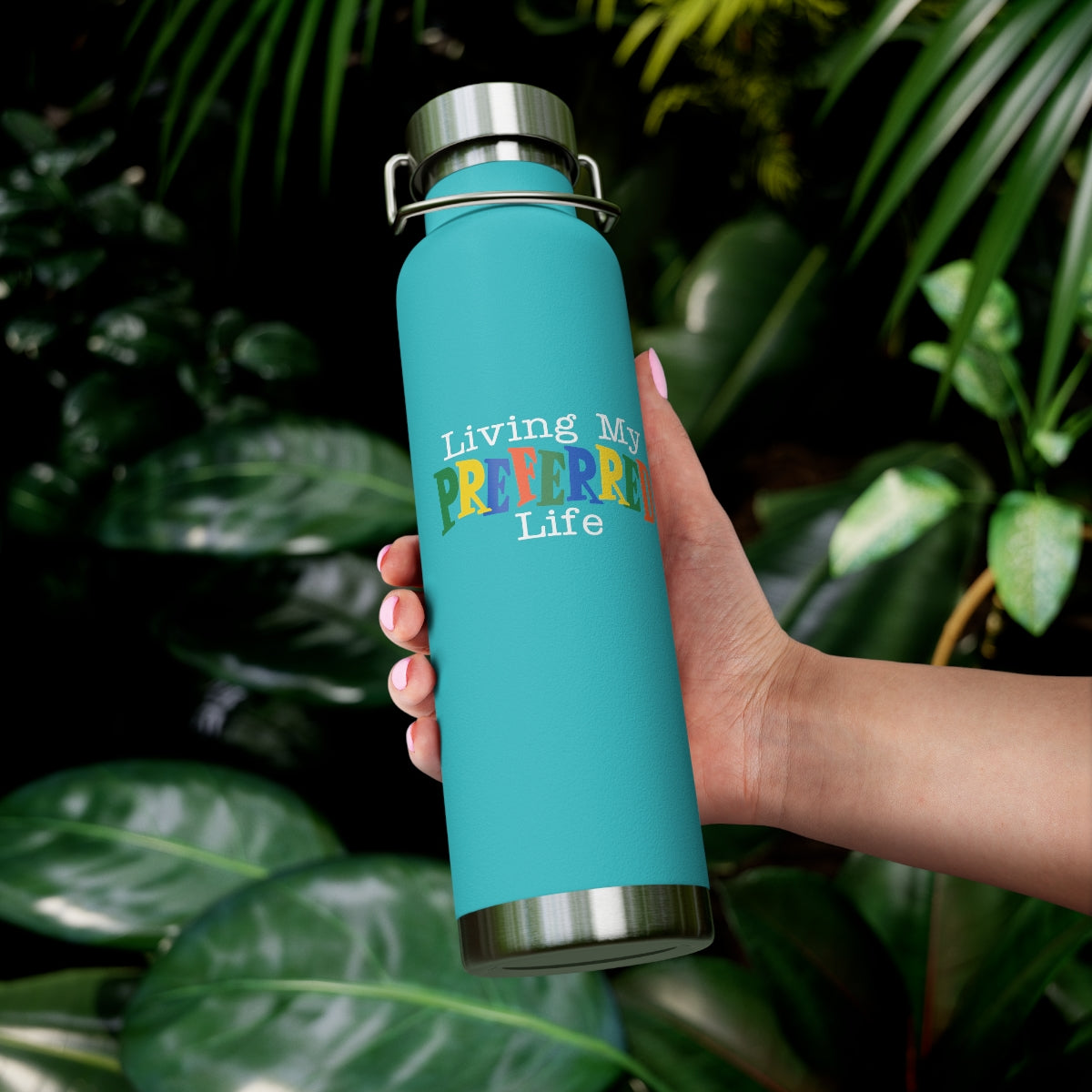 Client's Living My Preferred Life - Copper Vacuum Insulated Bottle, 22oz
