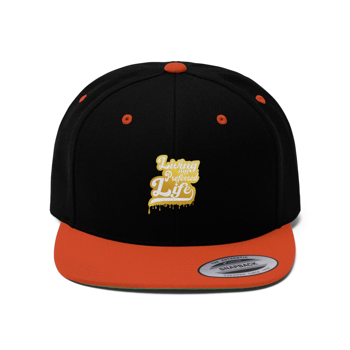 Client's Living My Preferred Life - Unisex Flat Bill Hat