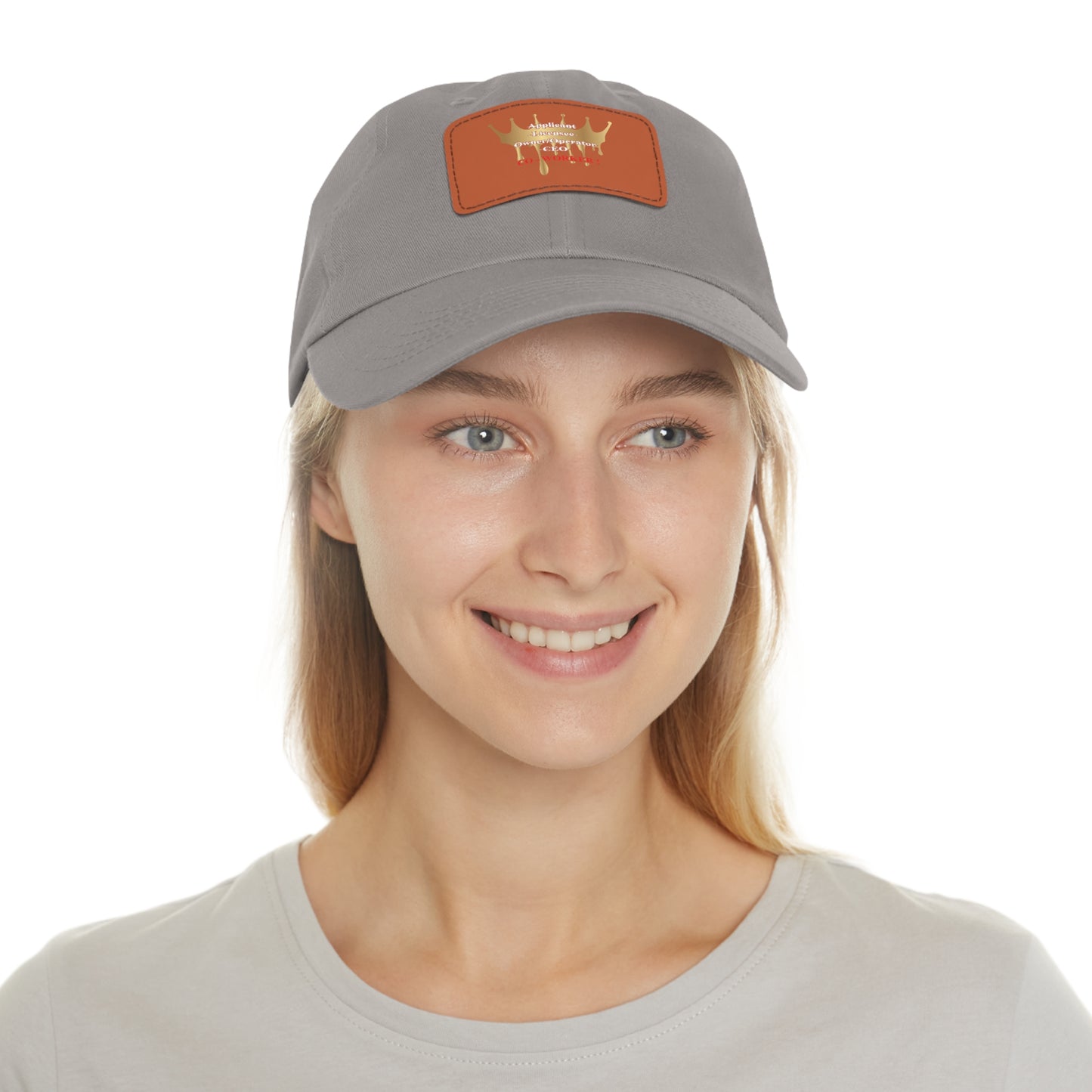 Licensee - Dad Hat with Leather Patch