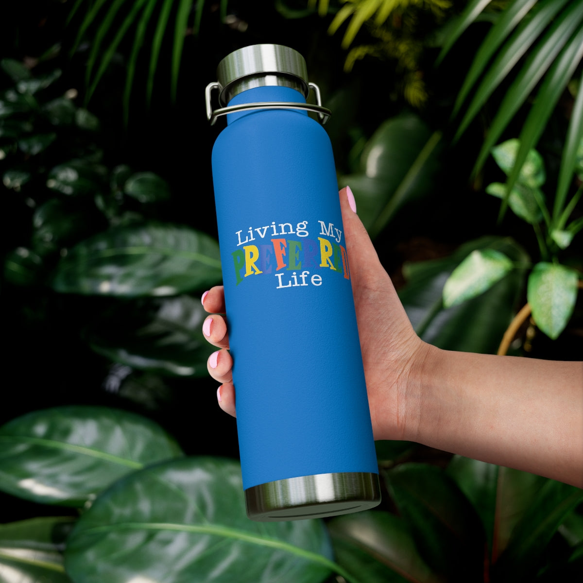 Client's Living My Preferred Life - Copper Vacuum Insulated Bottle, 22oz