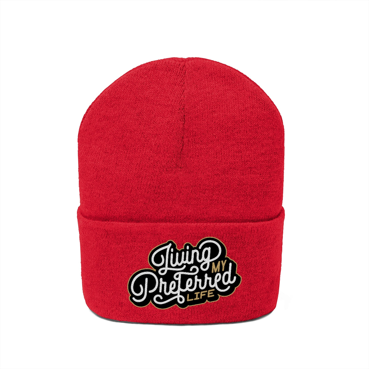 Client's Living My Preferred Life - Knit Beanie