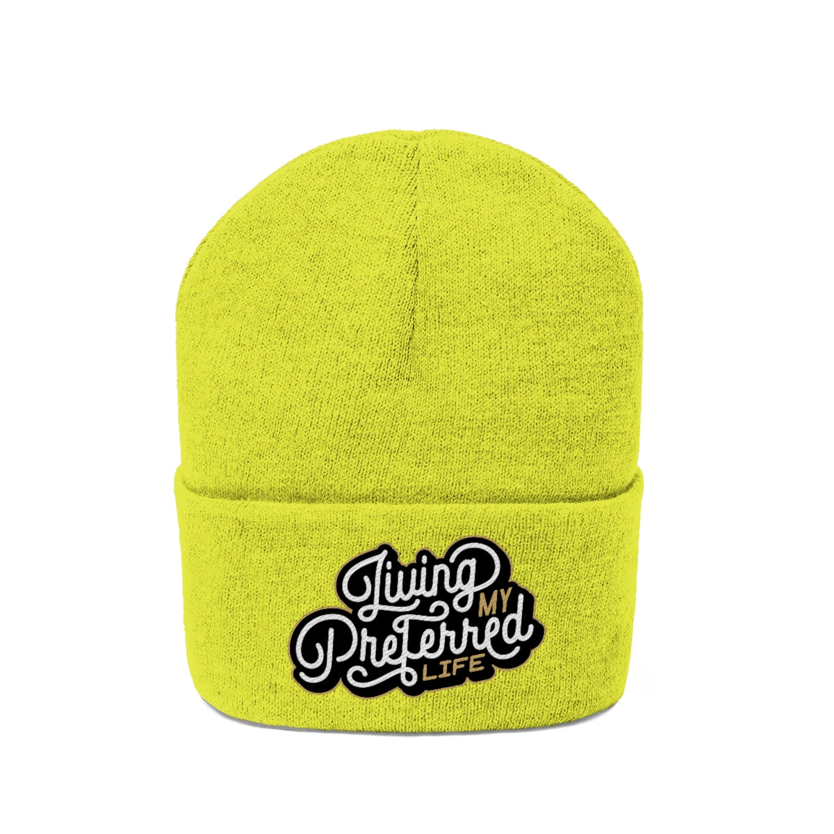 Client's Living My Preferred Life - Knit Beanie