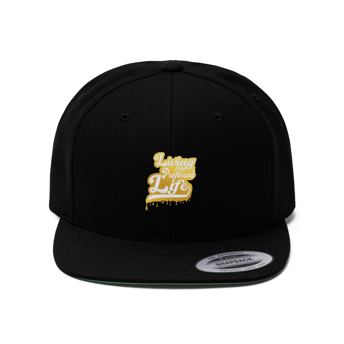 Client's Living My Preferred Life - Unisex Flat Bill Hat