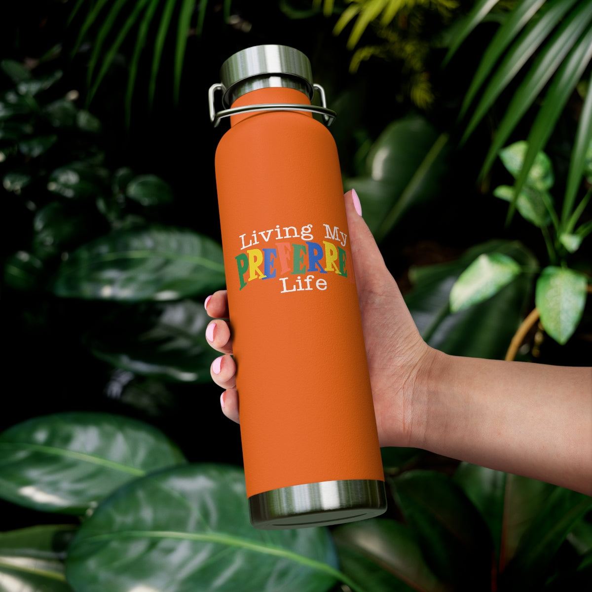 Client's Living My Preferred Life - Copper Vacuum Insulated Bottle, 22oz