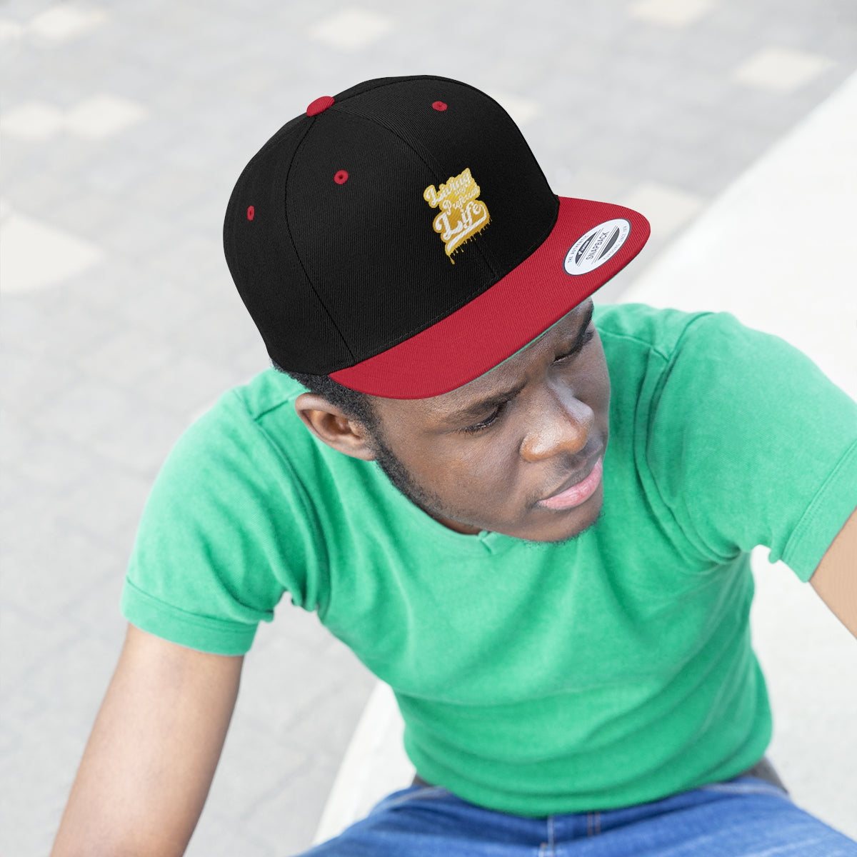 Client's Living My Preferred Life - Unisex Flat Bill Hat