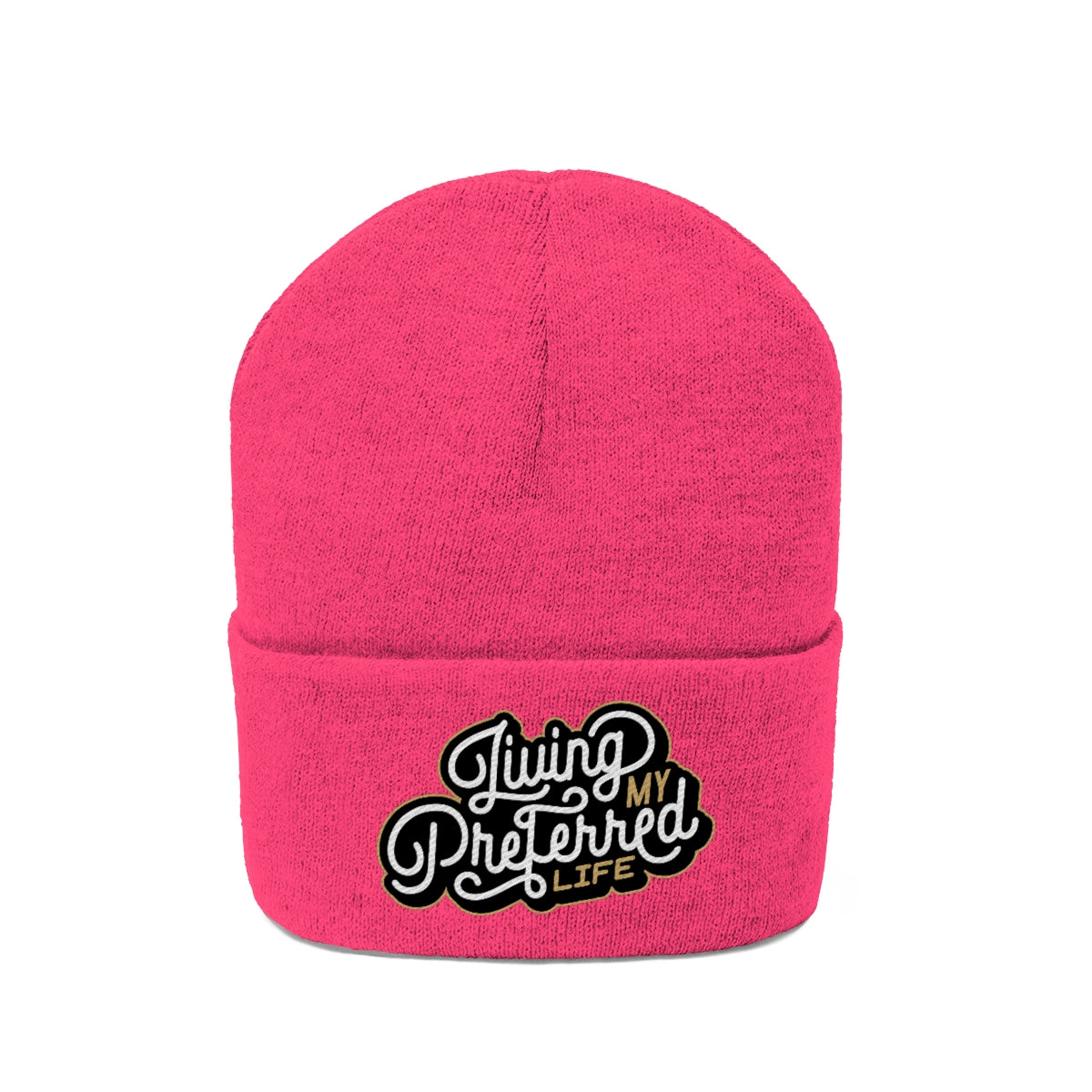 Client's Living My Preferred Life - Knit Beanie