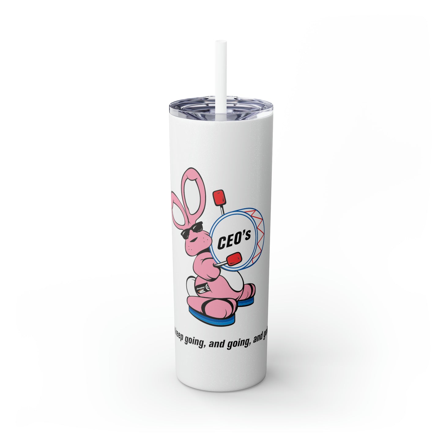 Skinny Tumbler with Straw, 20oz