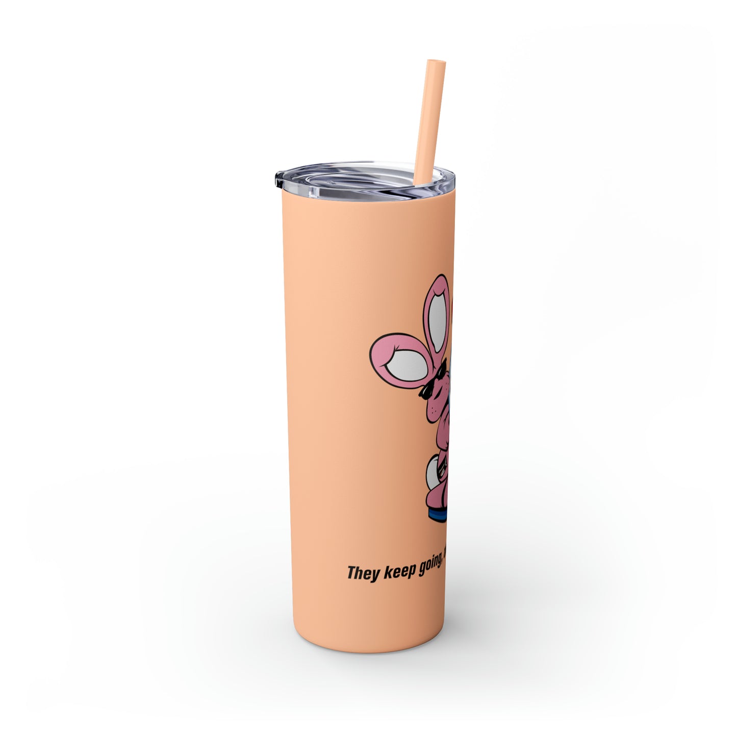 Skinny Tumbler with Straw, 20oz