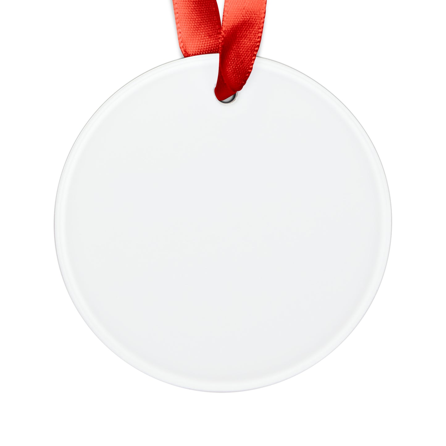 Acrylic Ornament with Ribbon