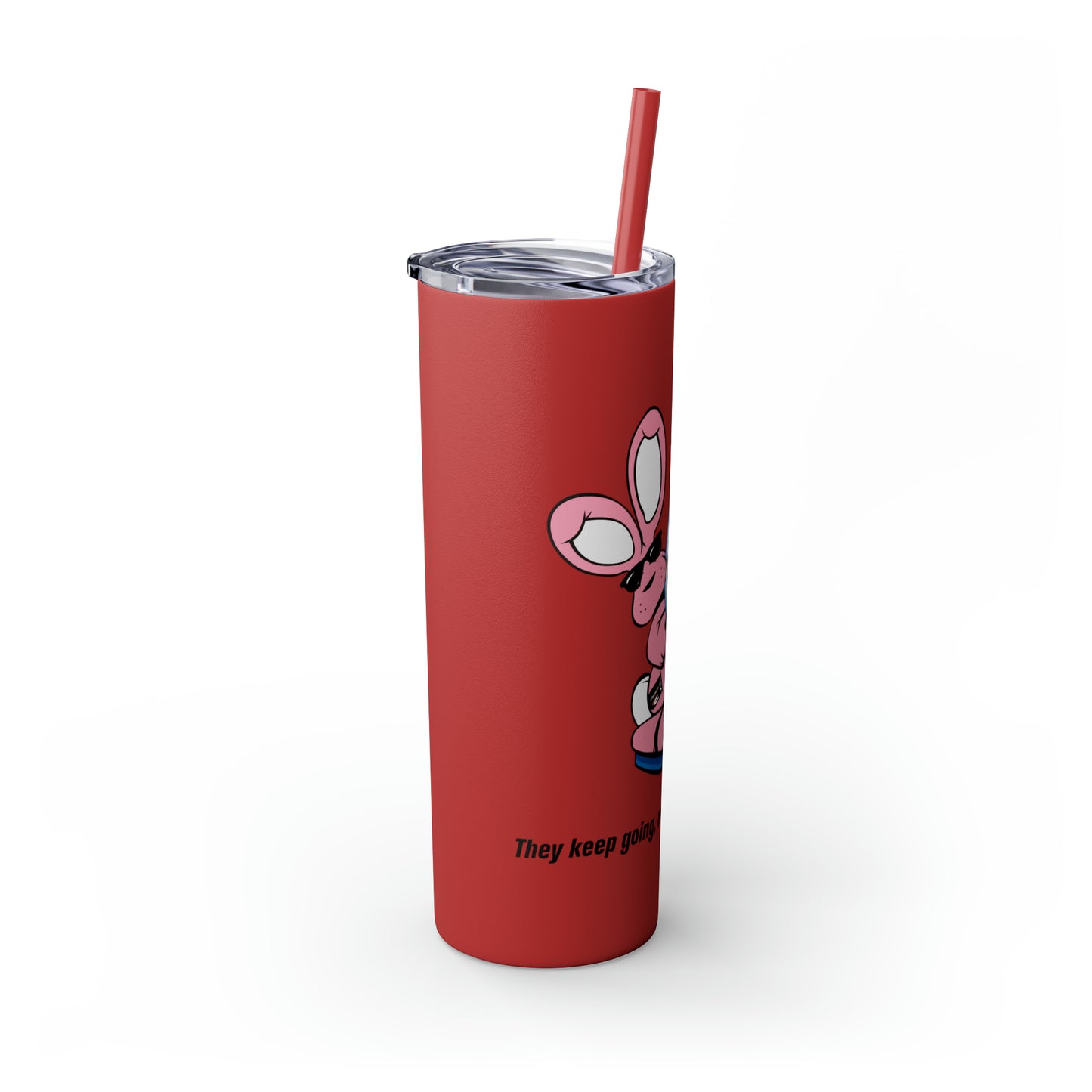 Skinny Tumbler with Straw, 20oz