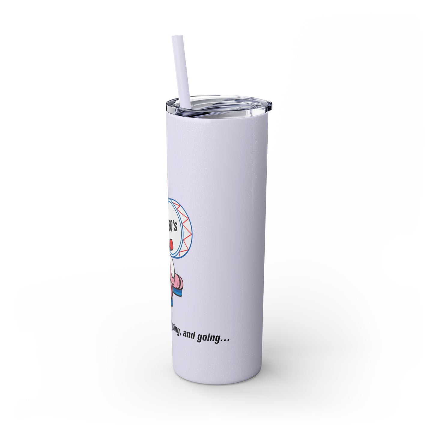 Skinny Tumbler with Straw, 20oz