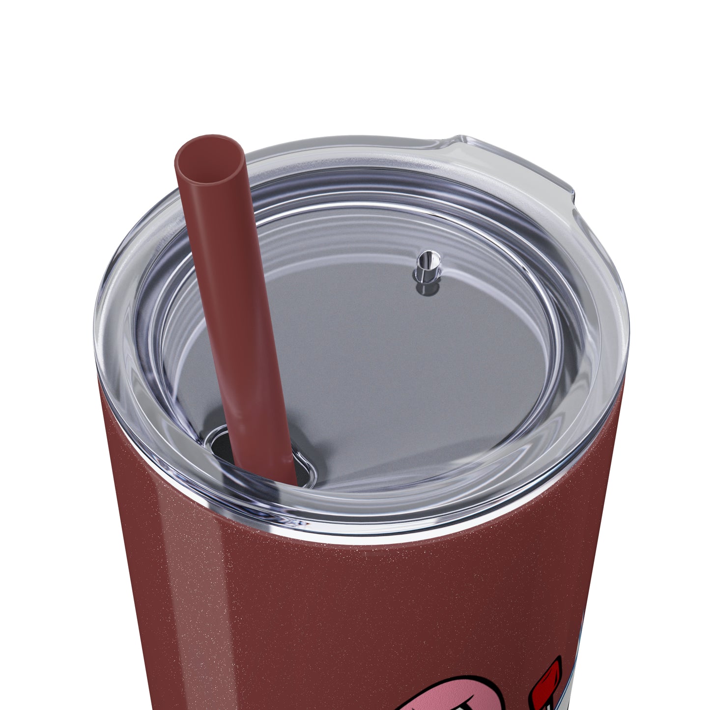 Skinny Tumbler with Straw, 20oz