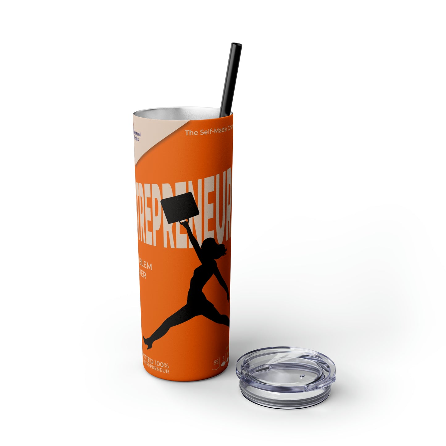 Skinny Tumbler with Straw, 20oz