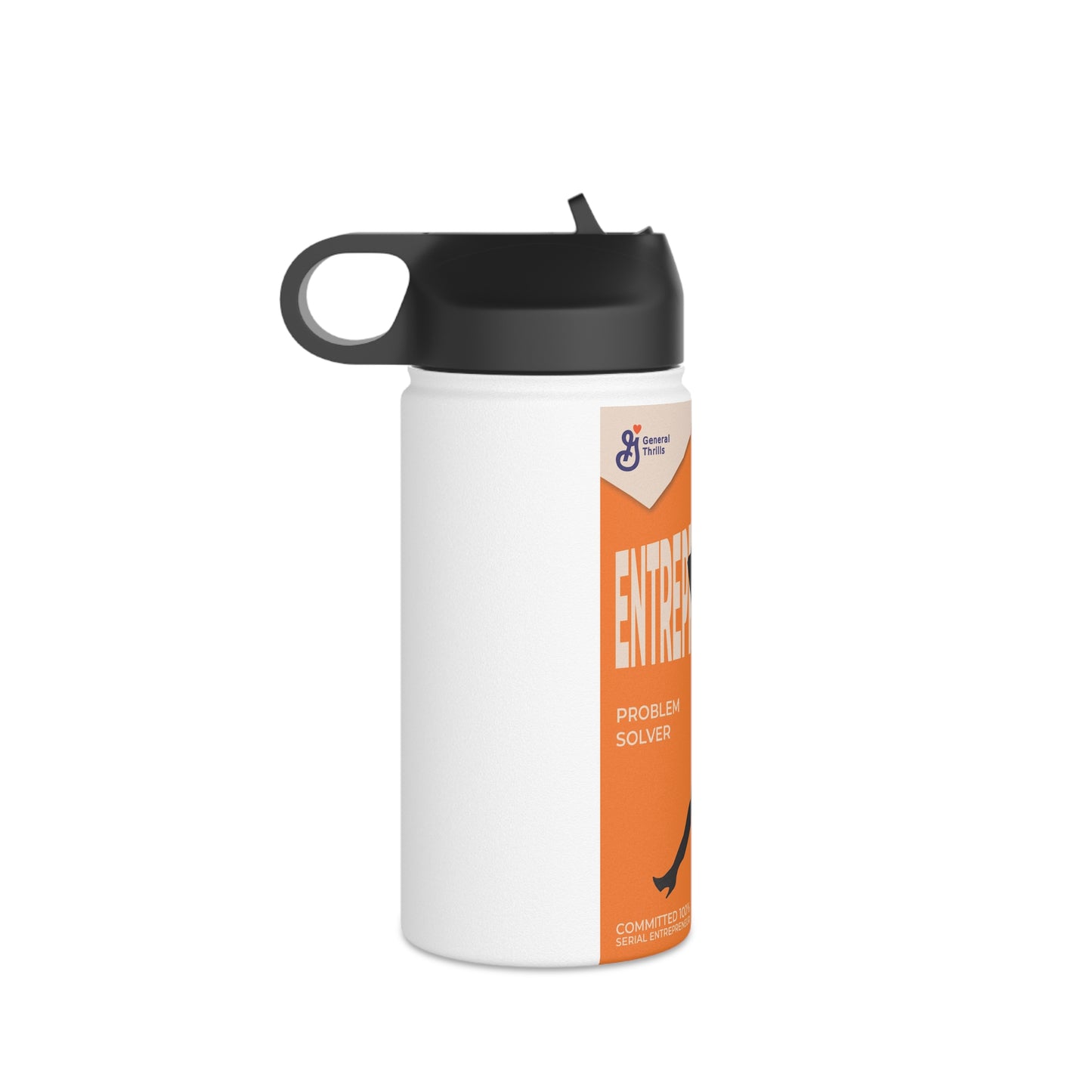 Stainless Steel Water Bottle, Standard Lid