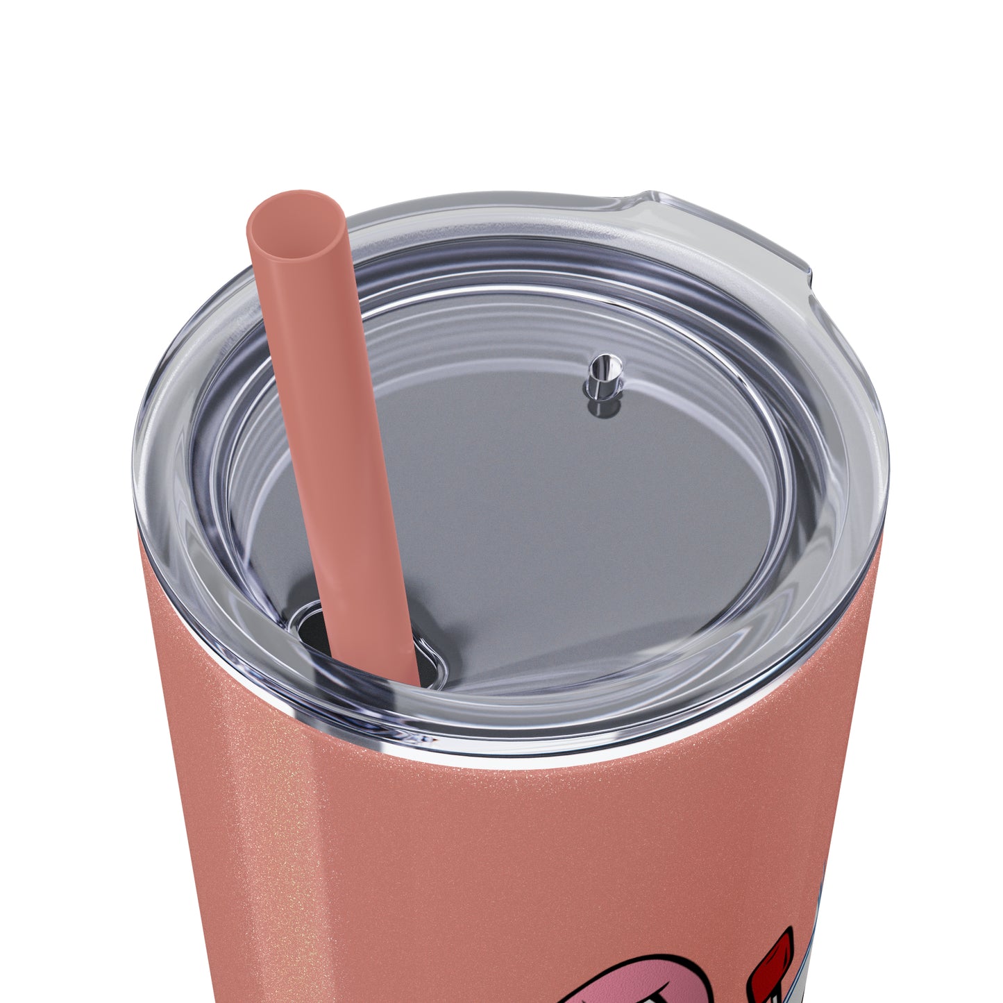 Skinny Tumbler with Straw, 20oz