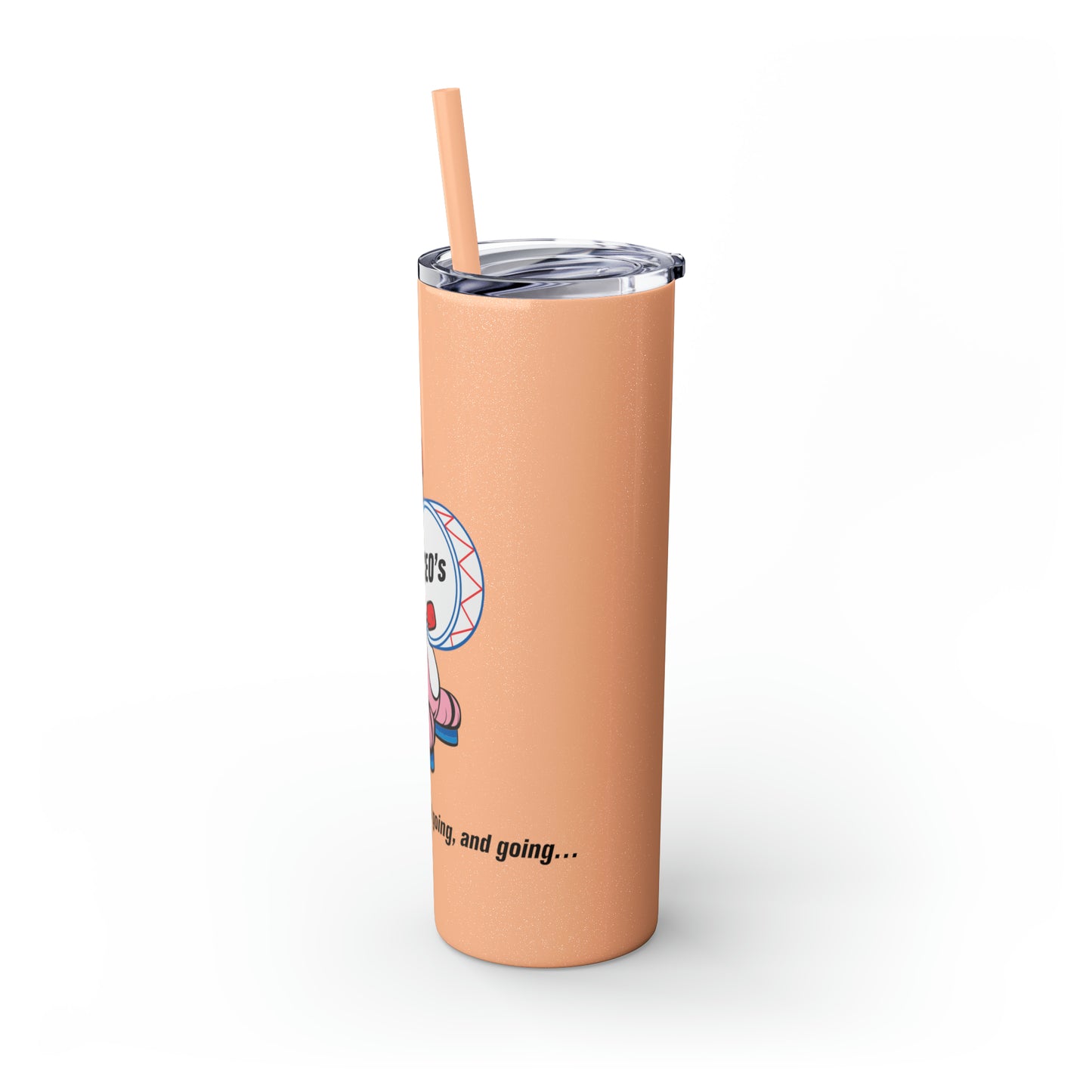 Skinny Tumbler with Straw, 20oz