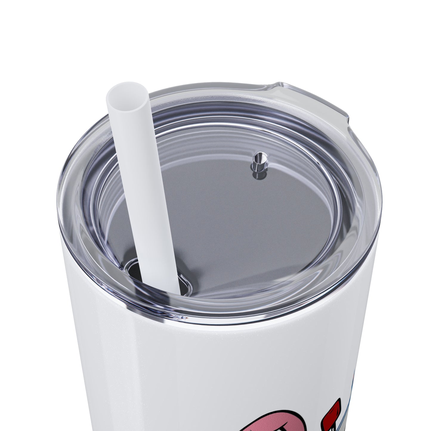 Skinny Tumbler with Straw, 20oz