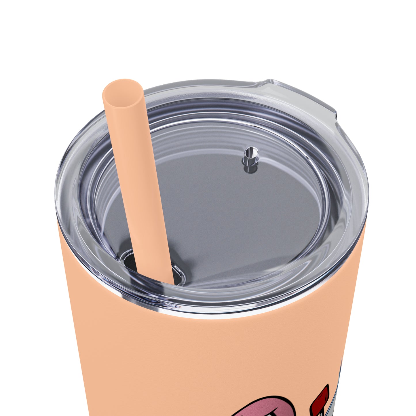 Skinny Tumbler with Straw, 20oz