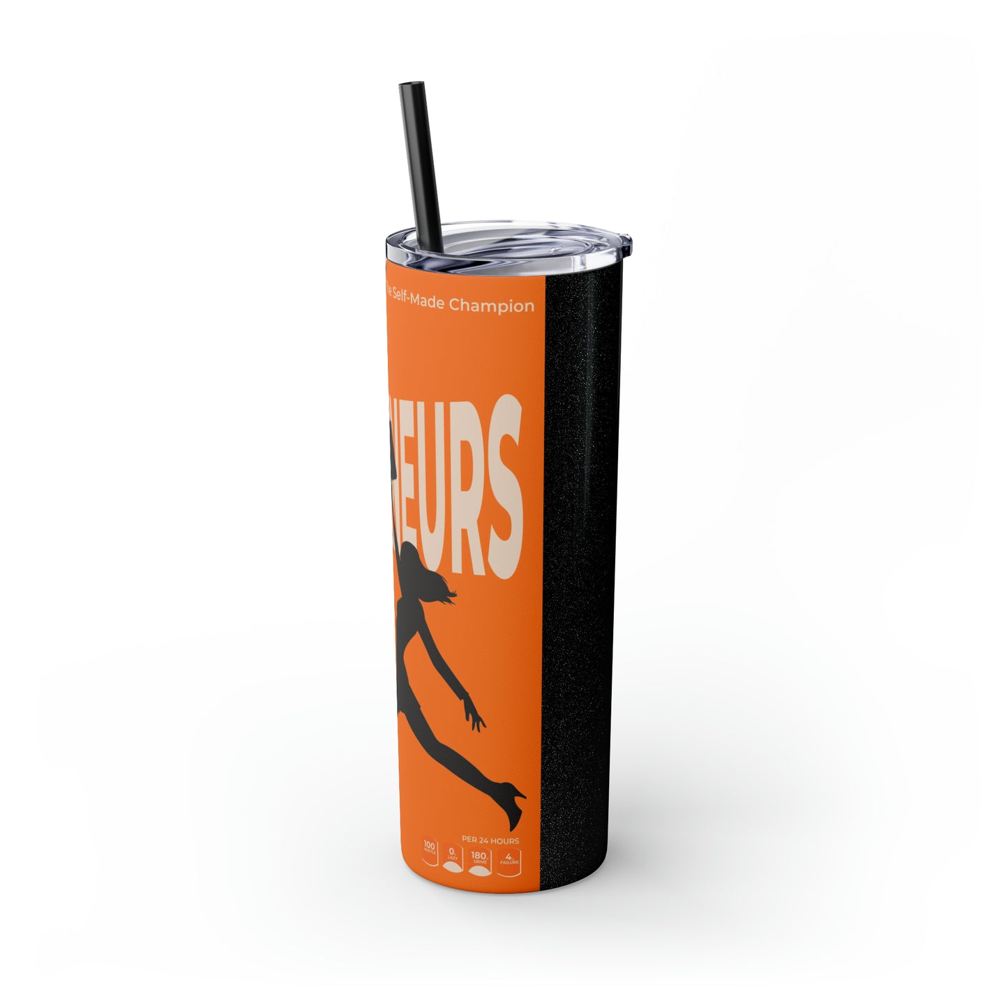 Skinny Tumbler with Straw, 20oz