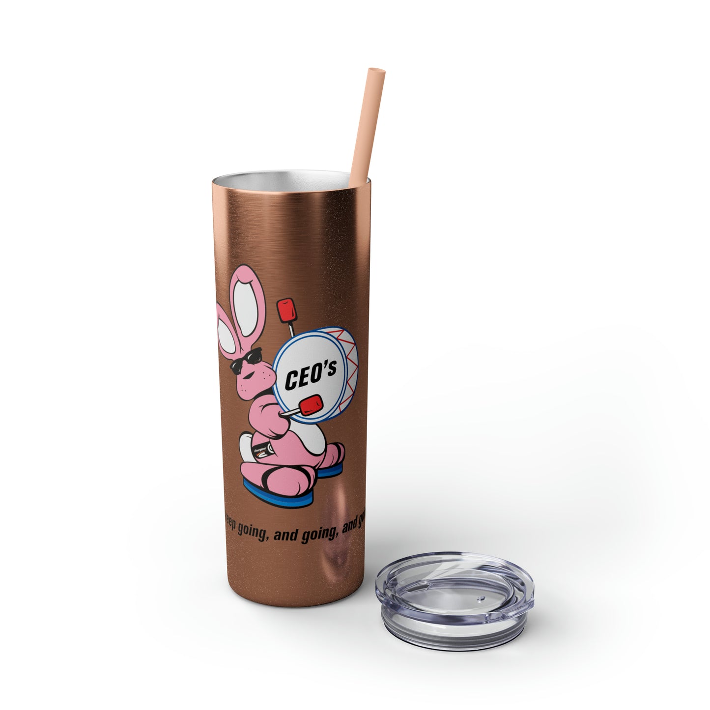 Skinny Tumbler with Straw, 20oz