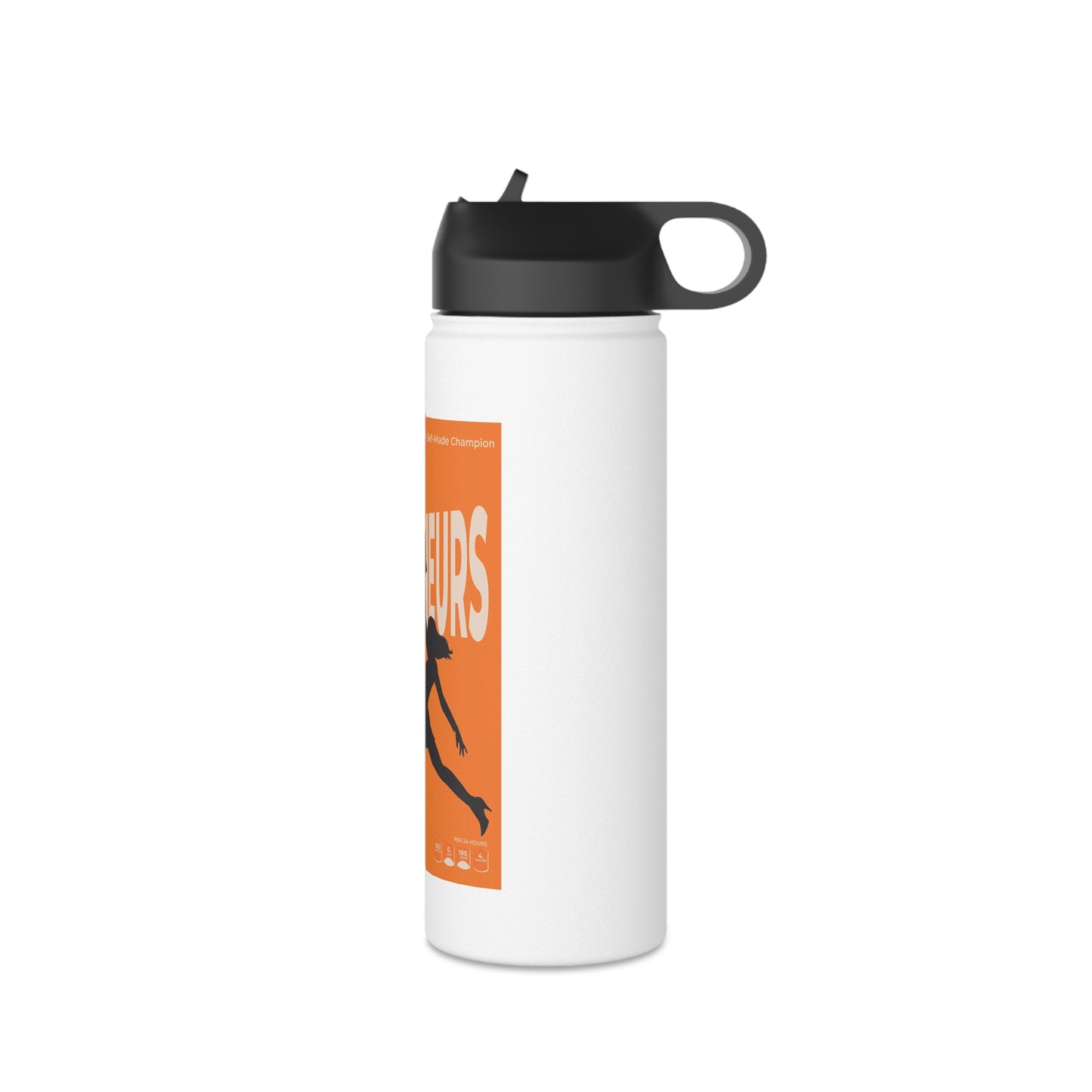 Stainless Steel Water Bottle, Standard Lid