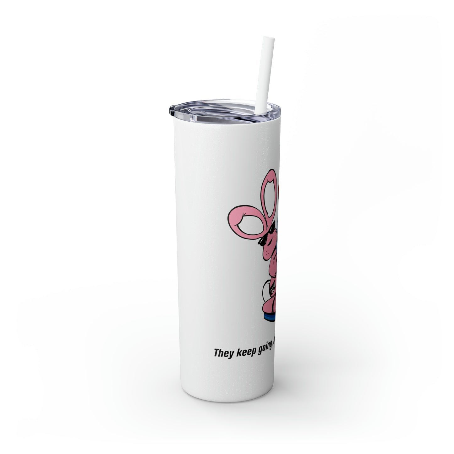 Skinny Tumbler with Straw, 20oz