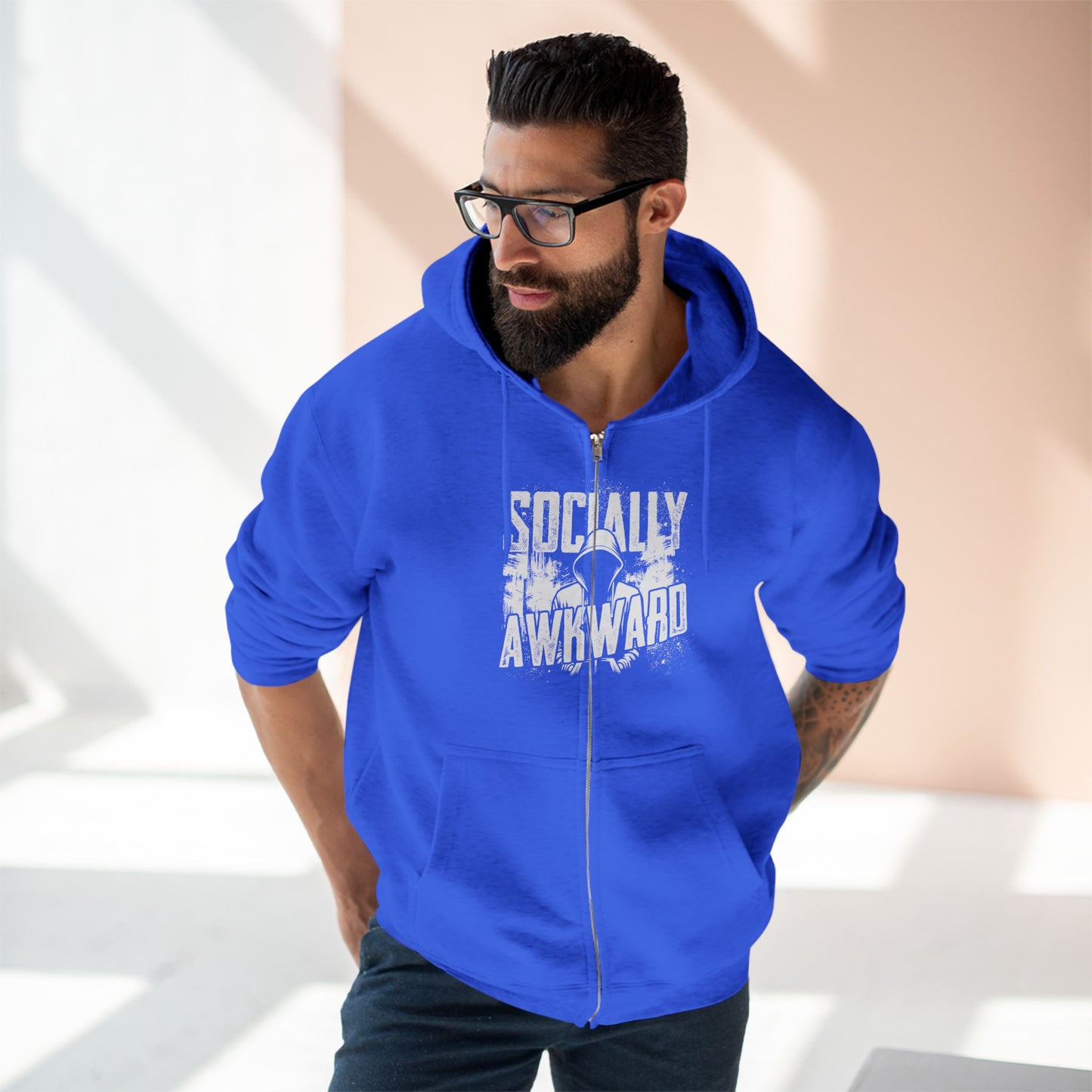 Unisex Zip Hoodie