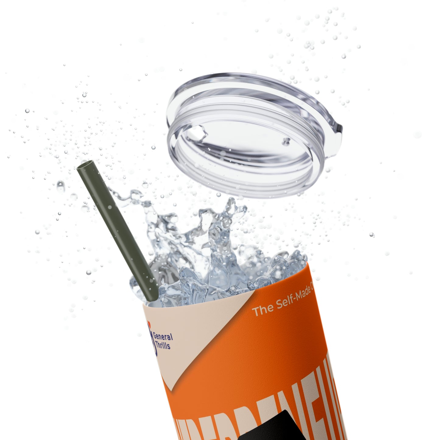 Skinny Tumbler with Straw, 20oz