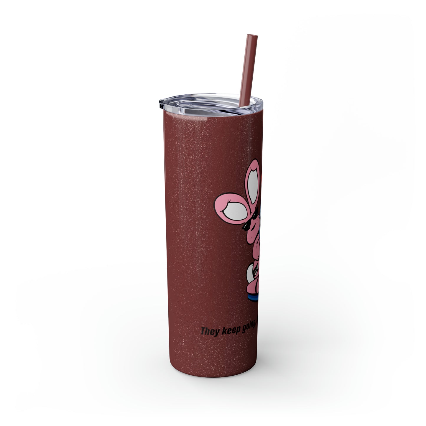 Skinny Tumbler with Straw, 20oz