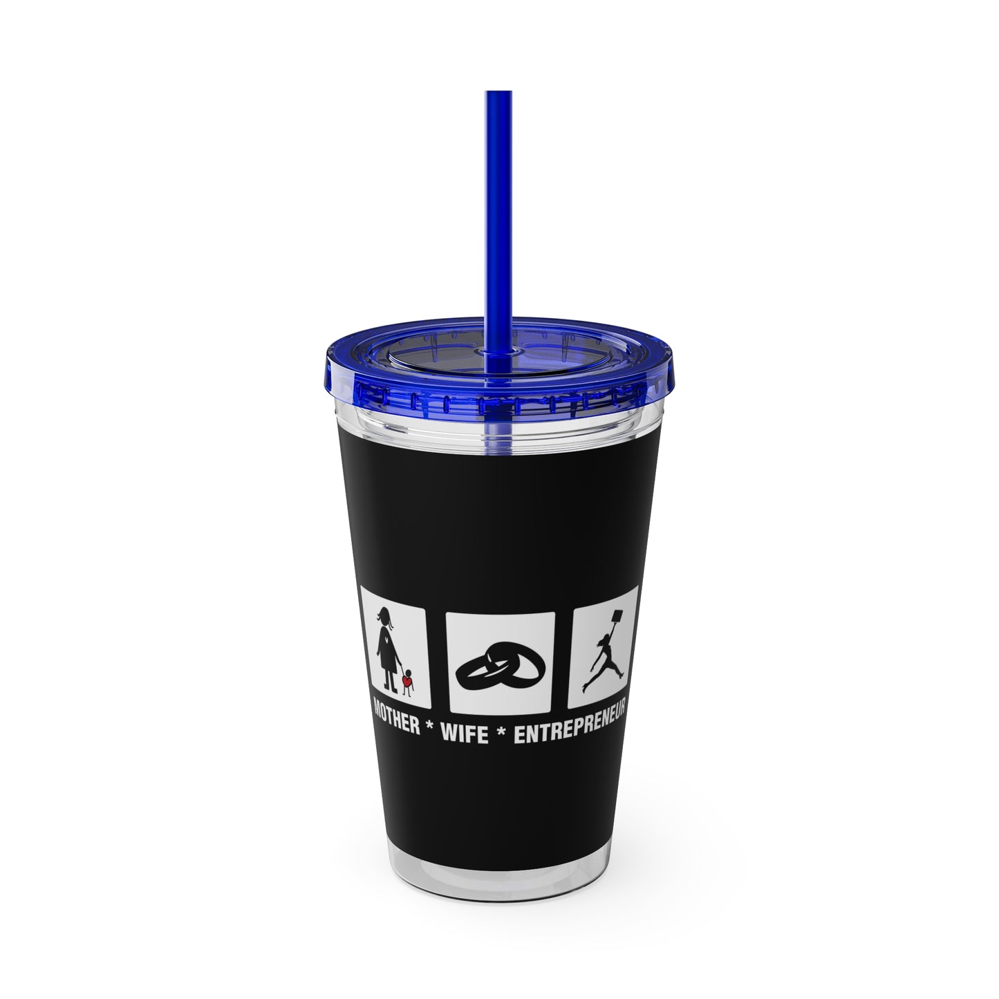 Sunsplash Tumbler with Straw, 16oz