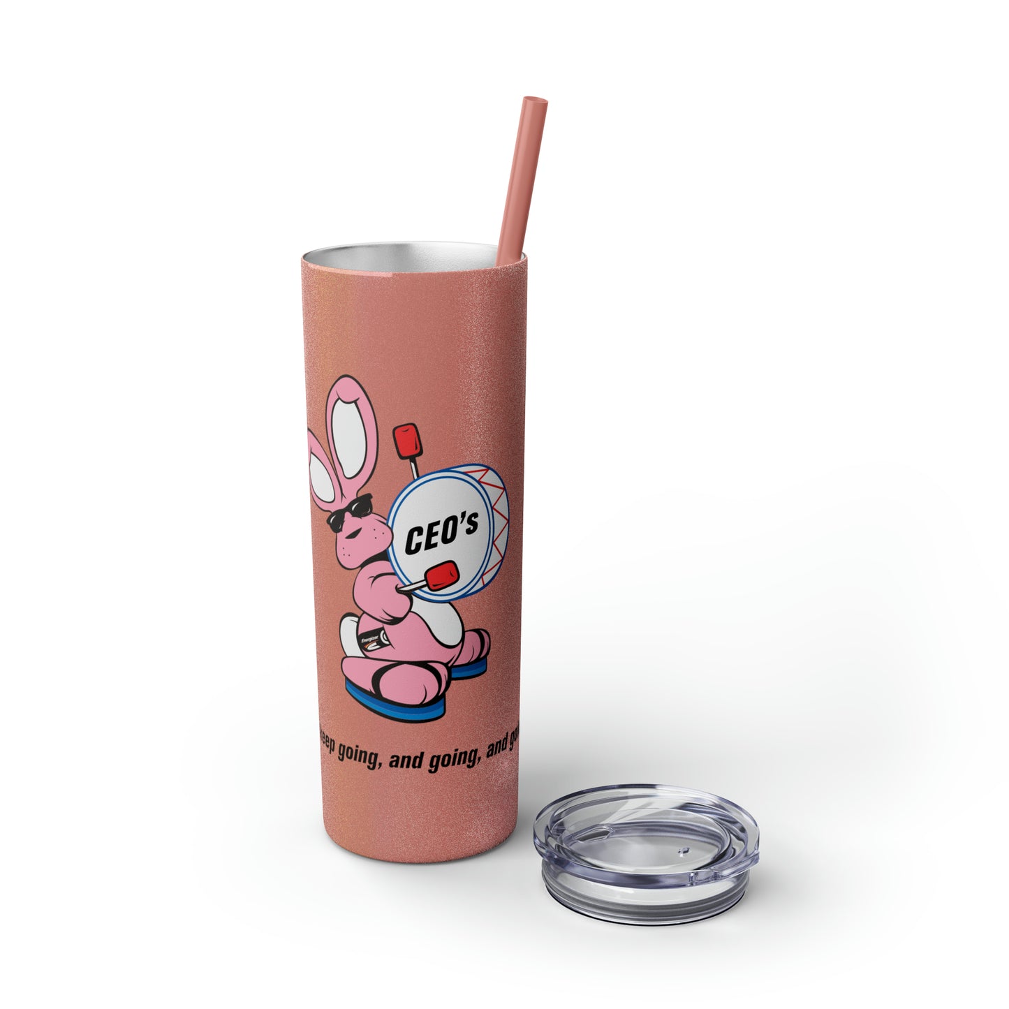 Skinny Tumbler with Straw, 20oz