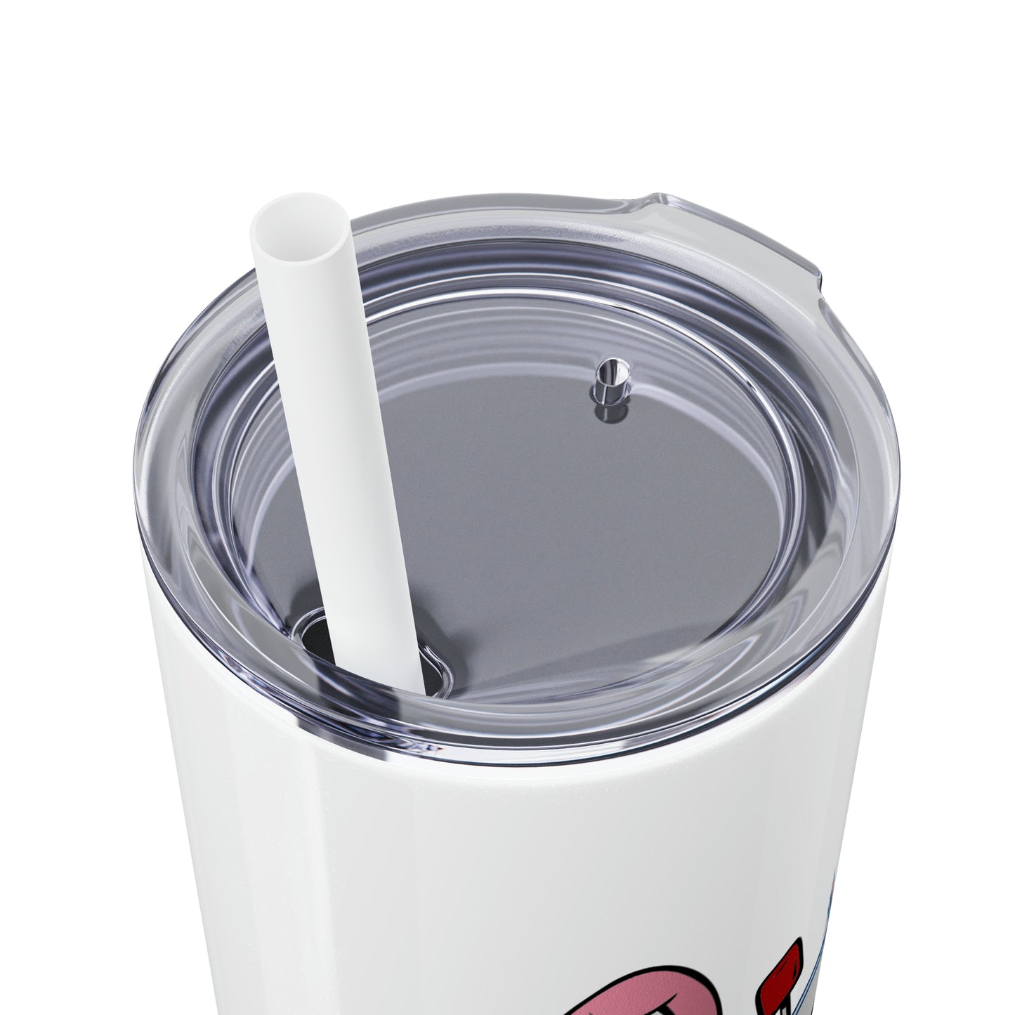 Skinny Tumbler with Straw, 20oz