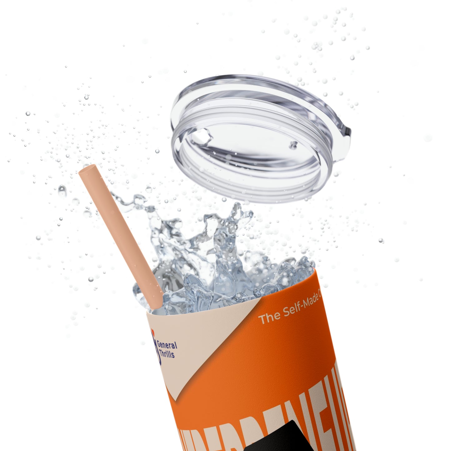 Skinny Tumbler with Straw, 20oz