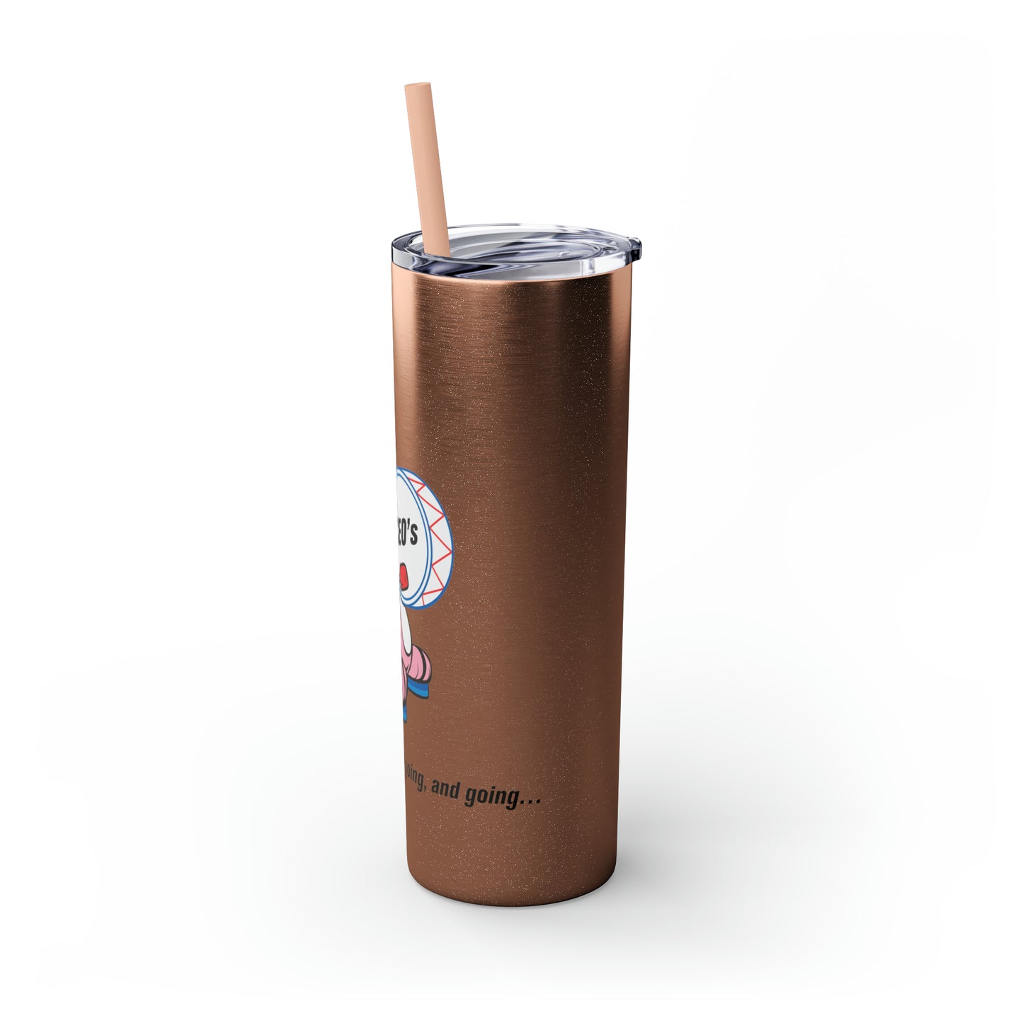 Skinny Tumbler with Straw, 20oz