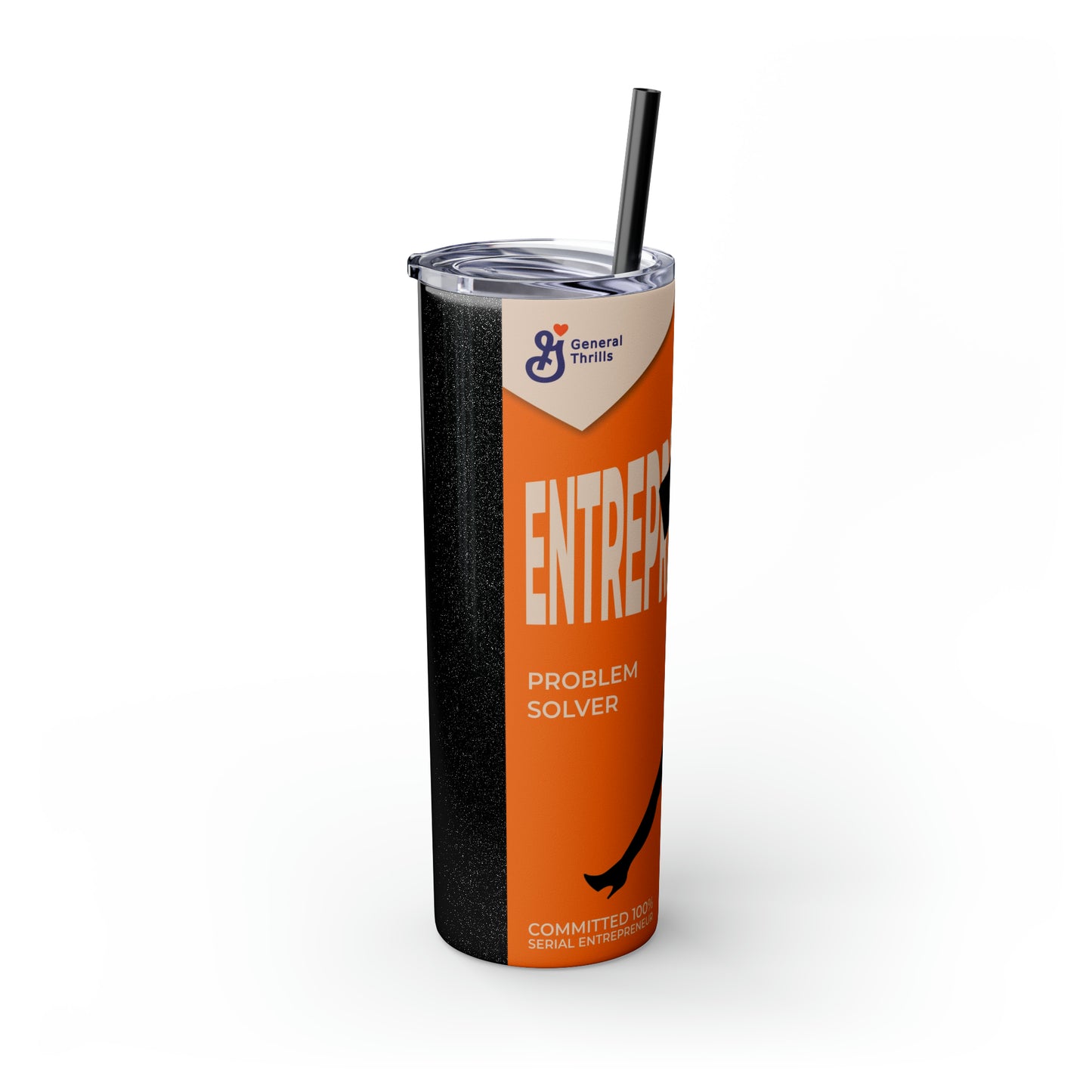 Skinny Tumbler with Straw, 20oz