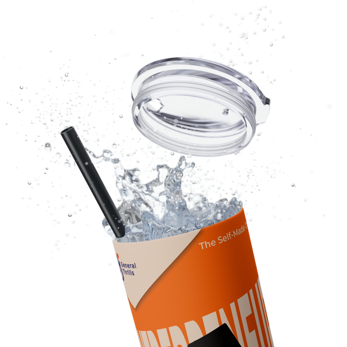 Skinny Tumbler with Straw, 20oz