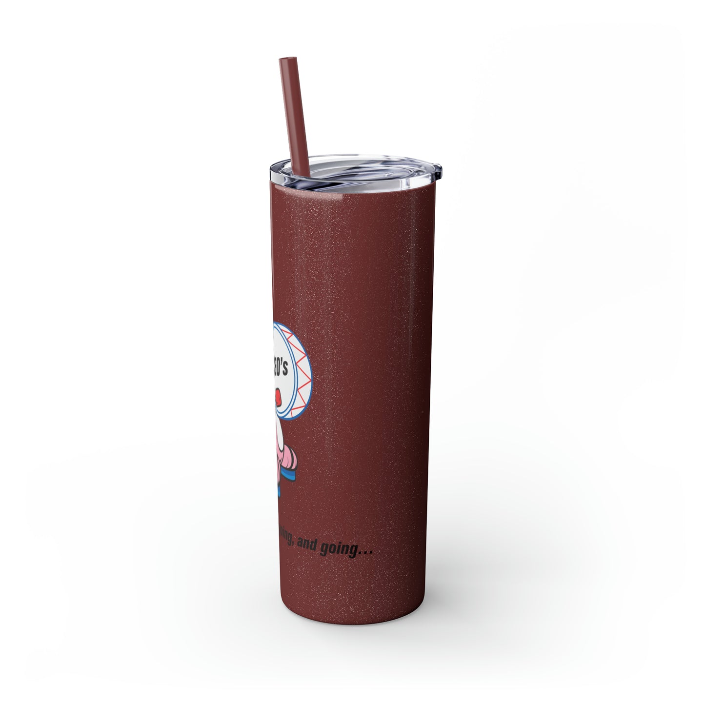 Skinny Tumbler with Straw, 20oz