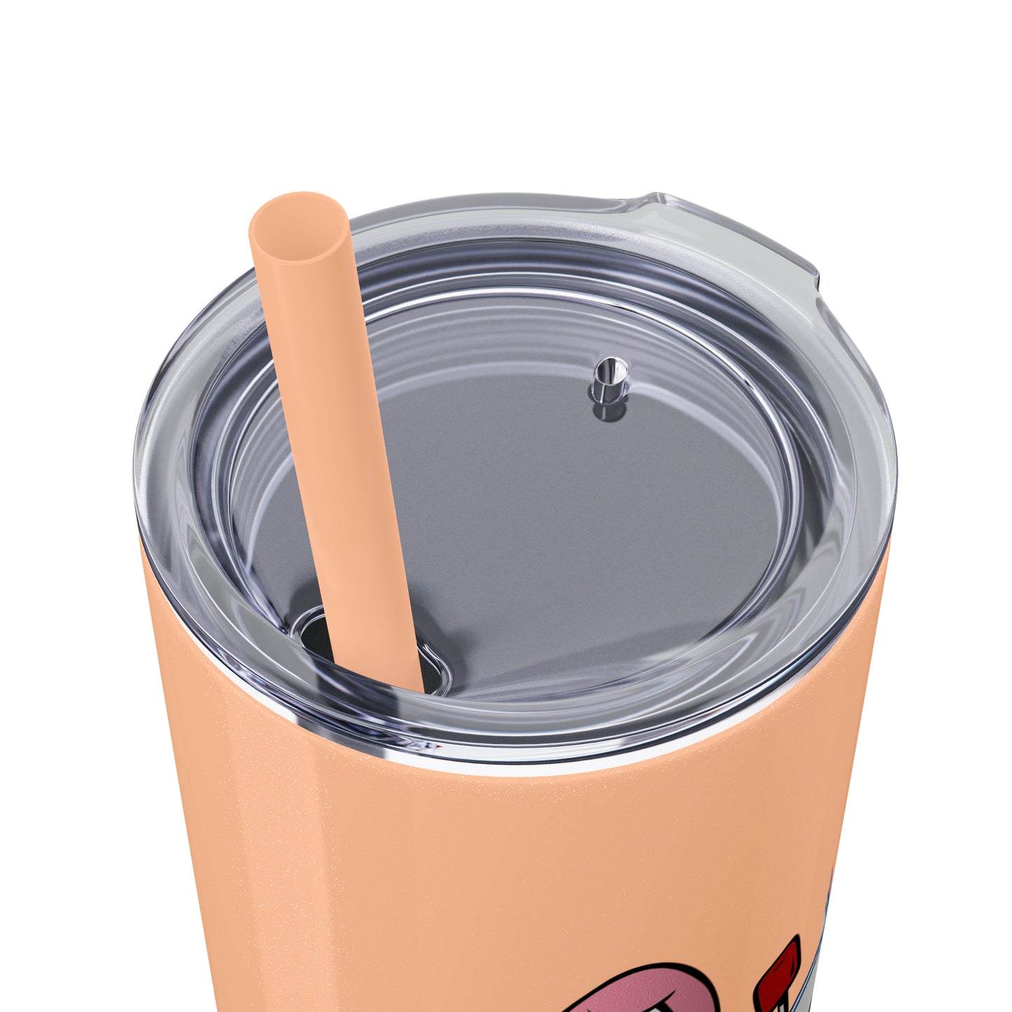 Skinny Tumbler with Straw, 20oz