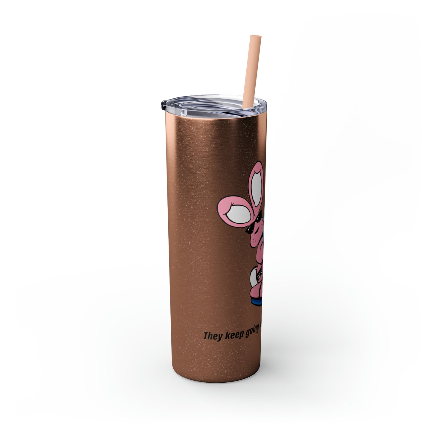 Skinny Tumbler with Straw, 20oz