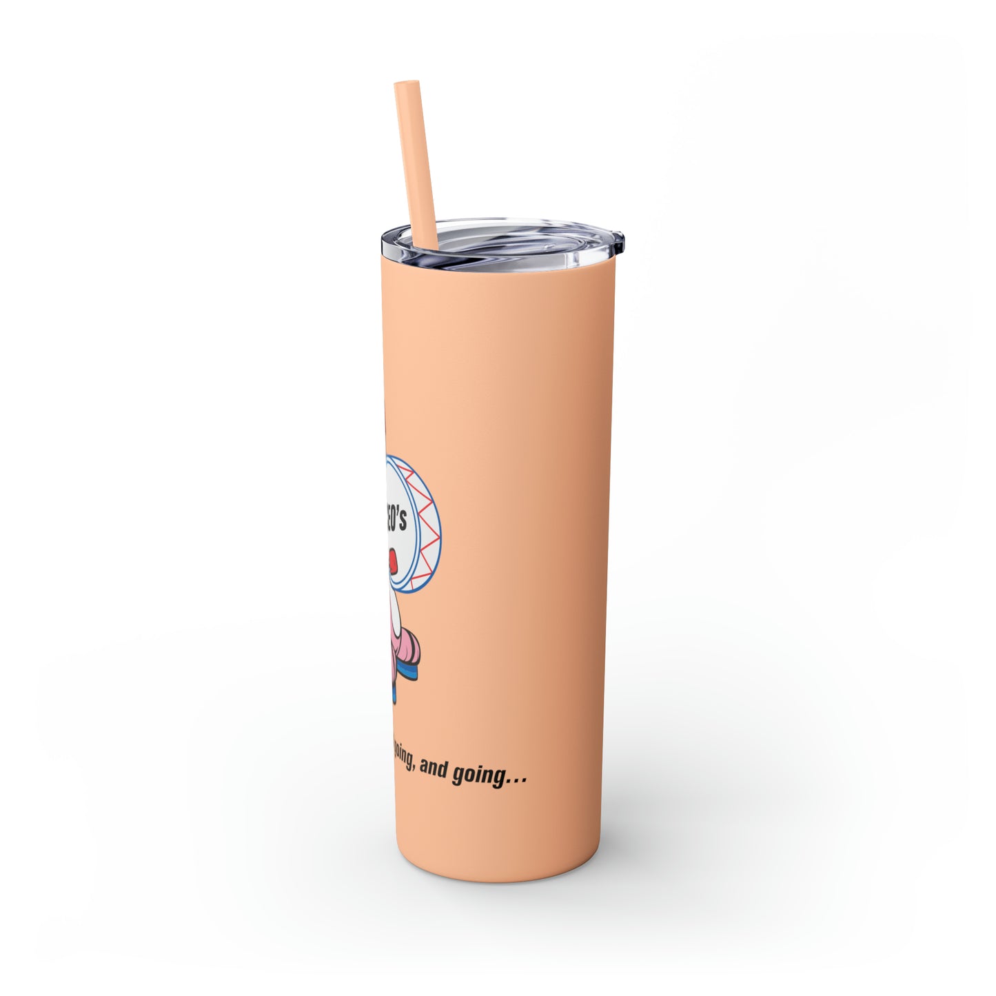 Skinny Tumbler with Straw, 20oz