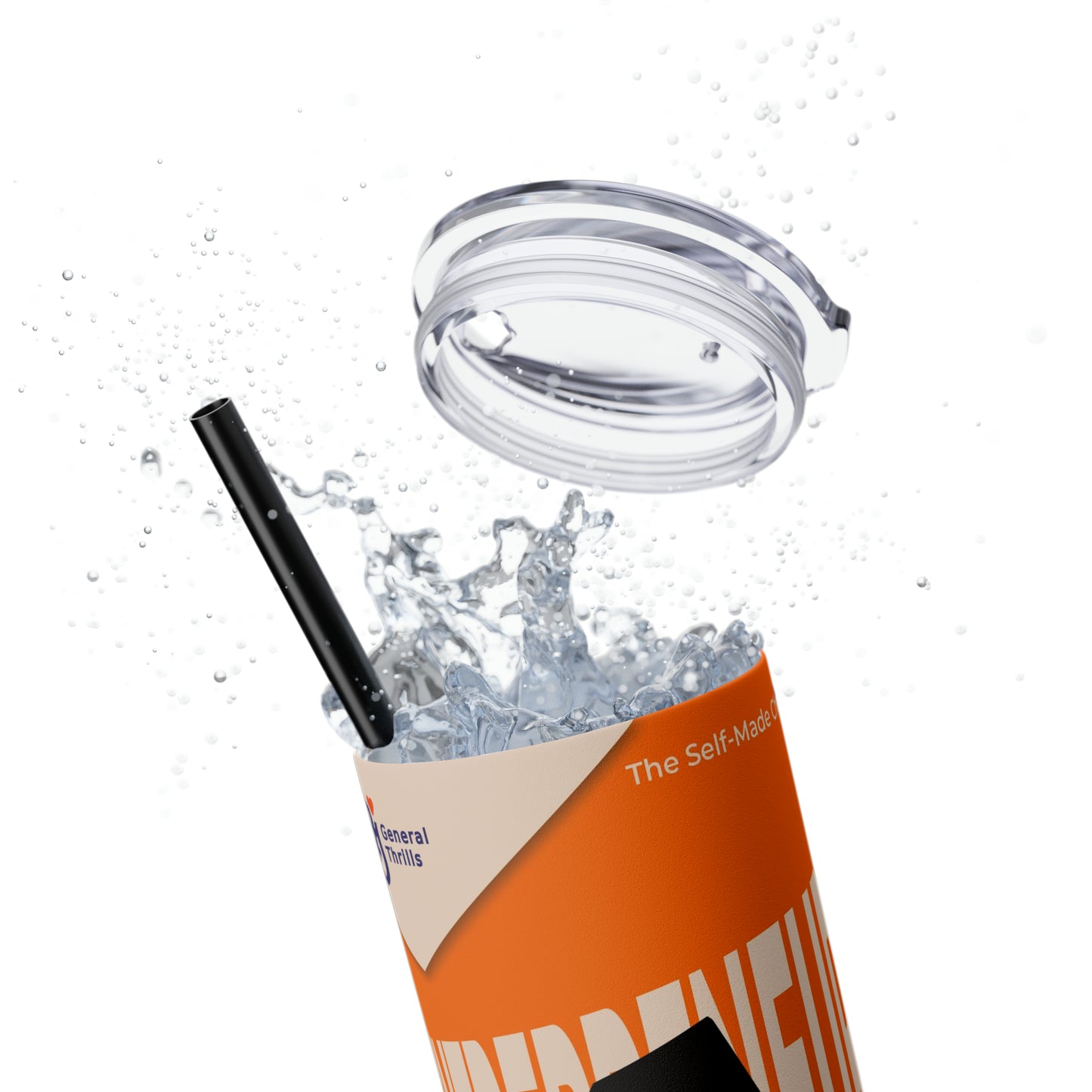 Skinny Tumbler with Straw, 20oz