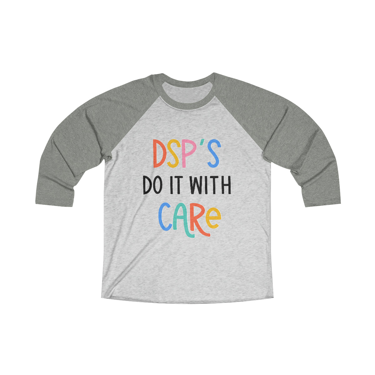 DSP - Unisex Tri-Blend 3\4 Raglan Tee