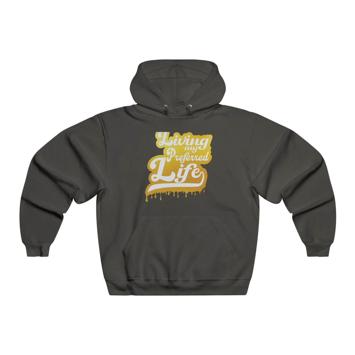 Client's Living My Preferred Life - Men's NUBLEND® Hooded Sweatshirt