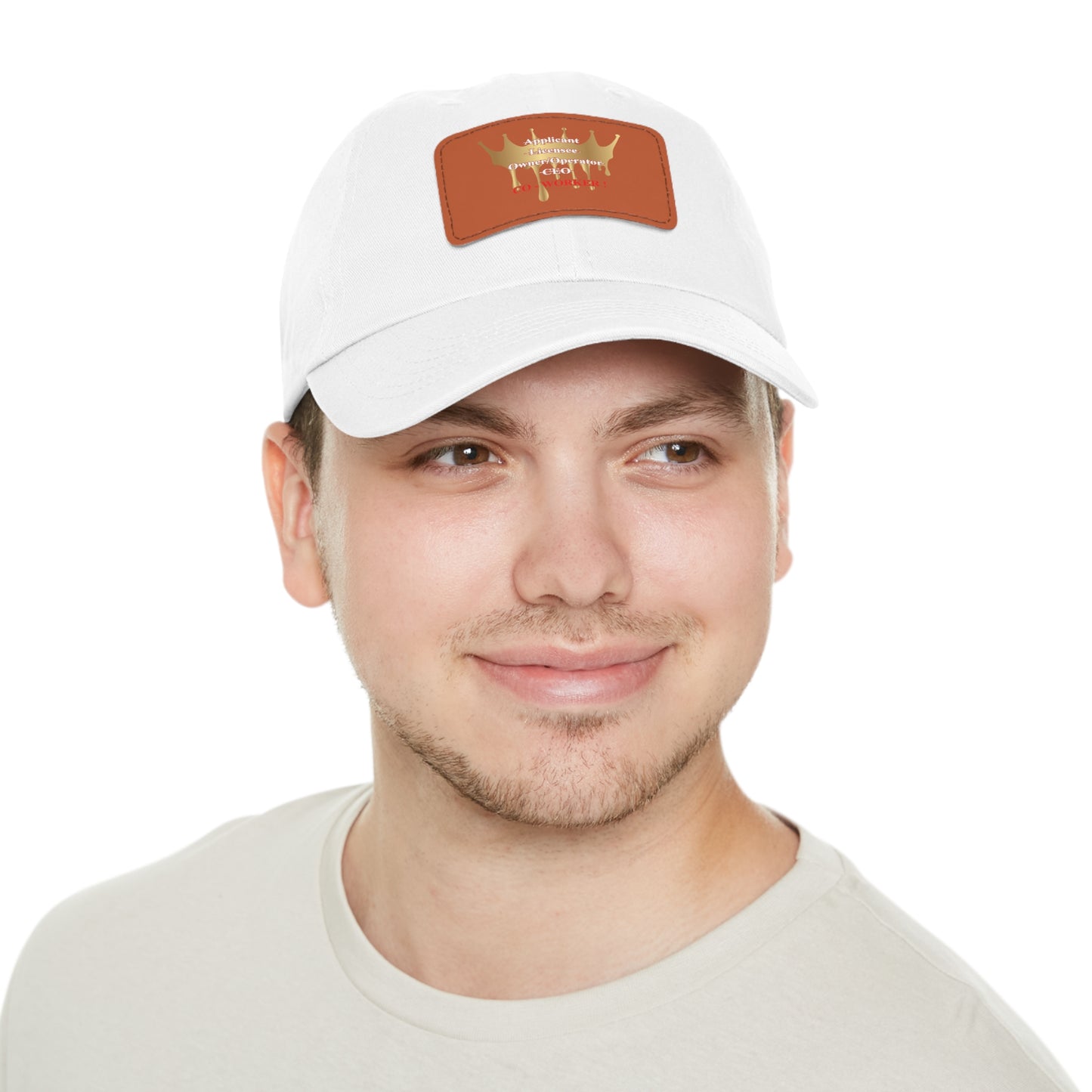 Licensee - Dad Hat with Leather Patch